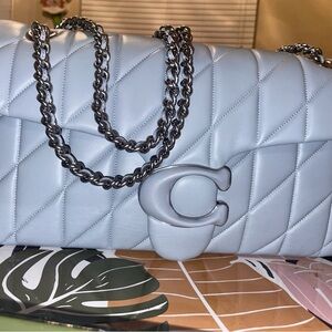 NWT Coach Quilted Tabby 33